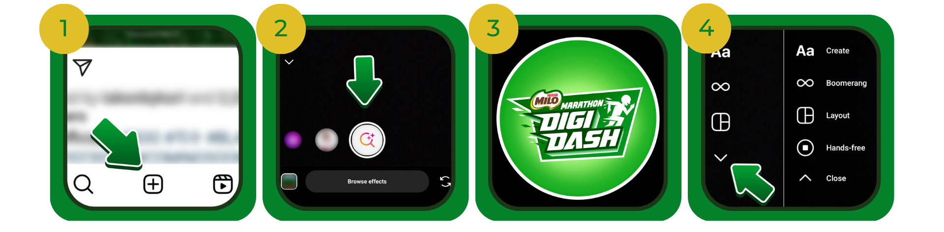 Steps to access Digi Dash